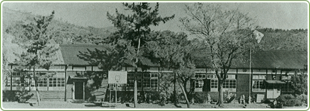 개교당시학교모습(1935.11.18)